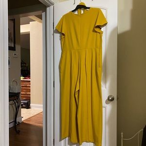 Mustard Jumpsuit-Lane Bryant